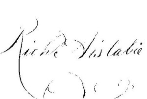 Aislabie Signature